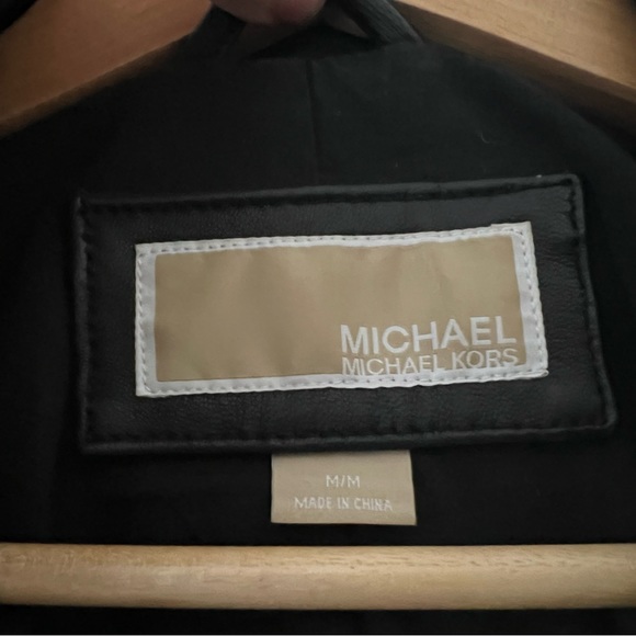 Michael Kors leather jacket sized M - NWOT - Picture 4 of 4
